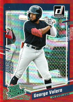 2023 Donruss - Holo Red #77 George Valera Front