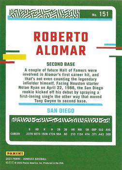 2023 Donruss - Holo Red #151 Roberto Alomar Back