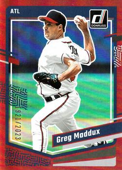 2023 Donruss - Holo Red #154 Greg Maddux Front