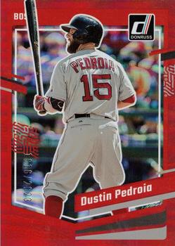 2023 Donruss - Holo Red #157 Dustin Pedroia Front