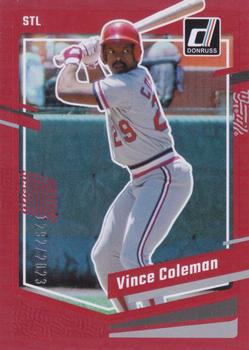 2023 Donruss - Holo Red #184 Vince Coleman Front