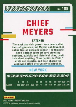 2023 Donruss - Holo Red #188 Chief Meyers Back