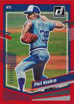 2023 Donruss - Holo Red #199 Phil Niekro Front