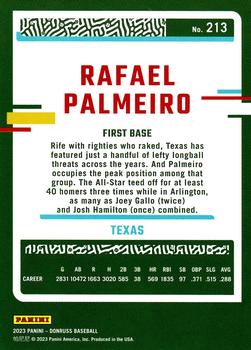 2023 Donruss - Holo Red #213 Rafael Palmeiro Back