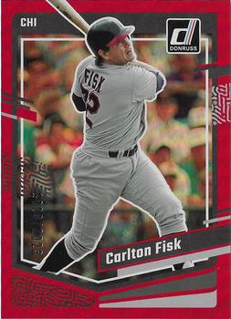 2023 Donruss - Holo Red #218 Carlton Fisk Front
