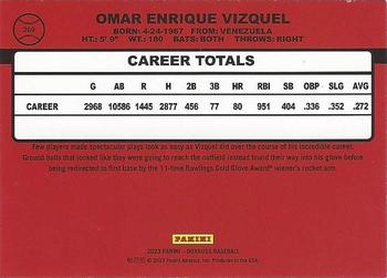 2023 Donruss - Holo Red #269 Omar Vizquel Back