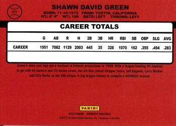 2023 Donruss - Holo Red #271 Shawn Green Back