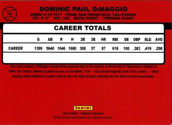 2023 Donruss - Holo Red #280 Dom DiMaggio Back