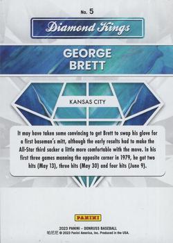 2023 Donruss - Career Stat Line #5 George Brett Back