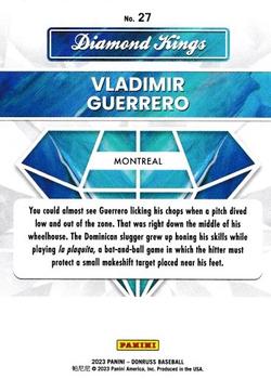 2023 Donruss - Career Stat Line #27 Vladimir Guerrero Back