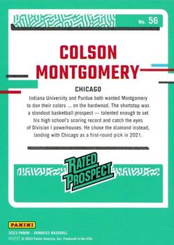 2023 Donruss - Career Stat Line #56 Colson Montgomery Back