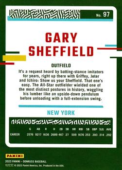 2023 Donruss - Career Stat Line #97 Gary Sheffield Back