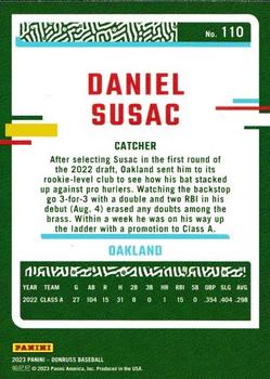 2023 Donruss - Career Stat Line #110 Daniel Susac Back