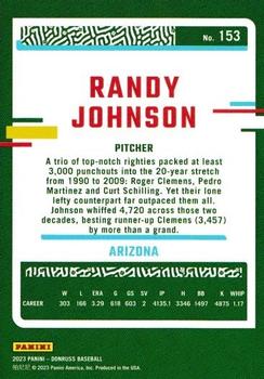 2023 Donruss - Career Stat Line #153 Randy Johnson Back