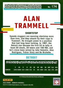 2023 Donruss - Career Stat Line #174 Alan Trammell Back