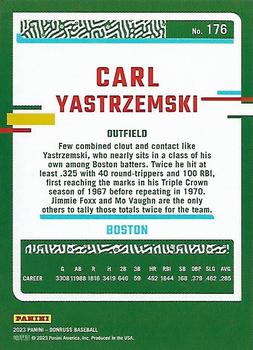 2023 Donruss - Career Stat Line #176 Carl Yastrzemski Back