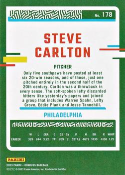 2023 Donruss - Career Stat Line #178 Steve Carlton Back