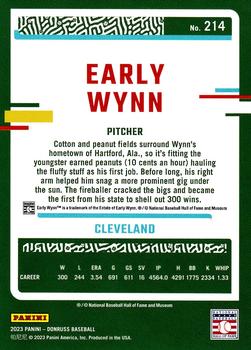 2023 Donruss - Career Stat Line #214 Early Wynn Back