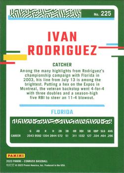 2023 Donruss - Career Stat Line #225 Ivan Rodriguez Back