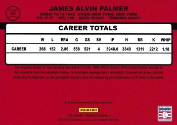 2023 Donruss - Career Stat Line #256 Jim Palmer Back