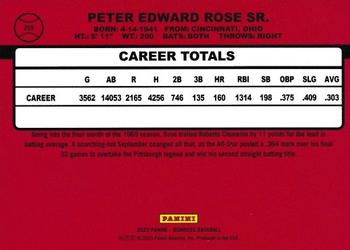 2023 Donruss - Career Stat Line #259 Pete Rose Back