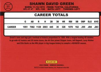 2023 Donruss - Career Stat Line #271 Shawn Green Back