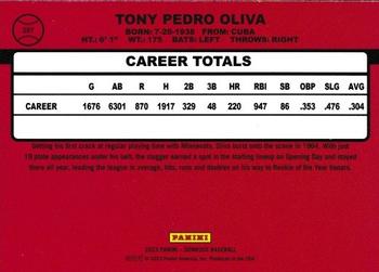 2023 Donruss - Career Stat Line #287 Tony Oliva Back