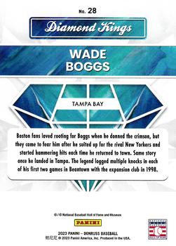 2023 Donruss - Season Stat Line #28 Wade Boggs Back