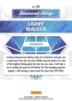 2023 Donruss - Season Stat Line #29 Larry Walker Back
