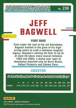 2023 Donruss - Season Stat Line #236 Jeff Bagwell Back