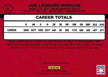 2023 Donruss - Season Stat Line #261 Joe Morgan Back