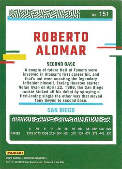 2023 Donruss - One Hundred #151 Roberto Alomar Back