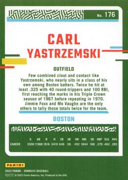 2023 Donruss - One Hundred #176 Carl Yastrzemski Back