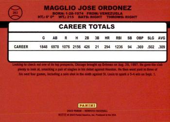 2023 Donruss - One Hundred #263 Magglio Ordonez Back