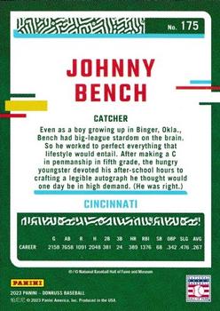 2023 Donruss - On Fire #175 Johnny Bench Back