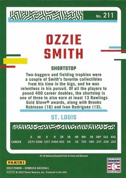 2023 Donruss - On Fire #211 Ozzie Smith Back