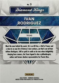 2023 Donruss - America #3 Ivan Rodriguez Back