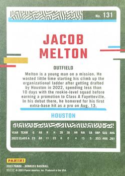 2023 Donruss - America #131 Jacob Melton Back