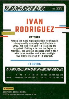 2023 Donruss - America #225 Ivan Rodriguez Back