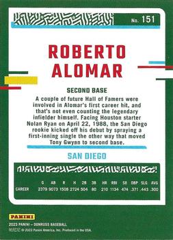 2023 Donruss - Artist Proof #151 Roberto Alomar Back