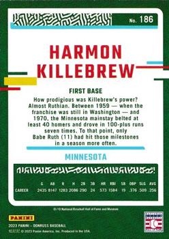 2023 Donruss - Press Proof #186 Harmon Killebrew Back