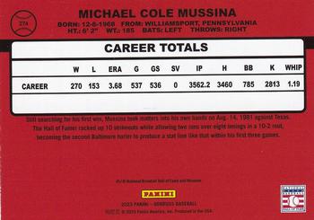 2023 Donruss - Press Proof #274 Mike Mussina Back