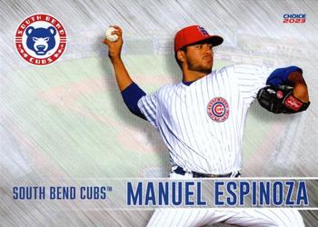 2023 Choice South Bend Cubs #07 Manuel Espinoza Front