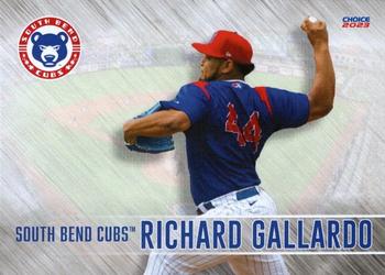 2023 Choice South Bend Cubs #10 Richard Gallardo Front