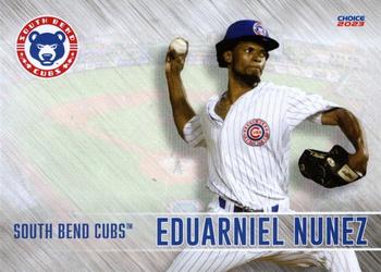 2023 Choice South Bend Cubs #20 Eduarniel Nunez Front