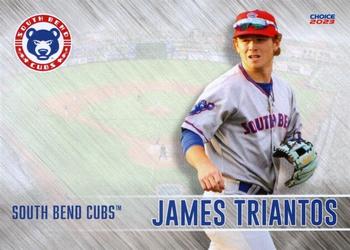 2023 Choice South Bend Cubs #30 James Triantos Front