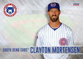 2023 Choice South Bend Cubs #37 Clayton Mortensen Front