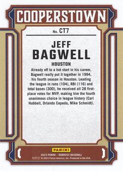 2023 Donruss - Cooperstown #CT7 Jeff Bagwell Back