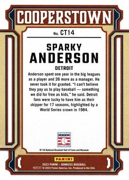 2023 Donruss - Cooperstown #CT14 Sparky Anderson Back