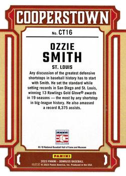2023 Donruss - Cooperstown #CT16 Ozzie Smith Back